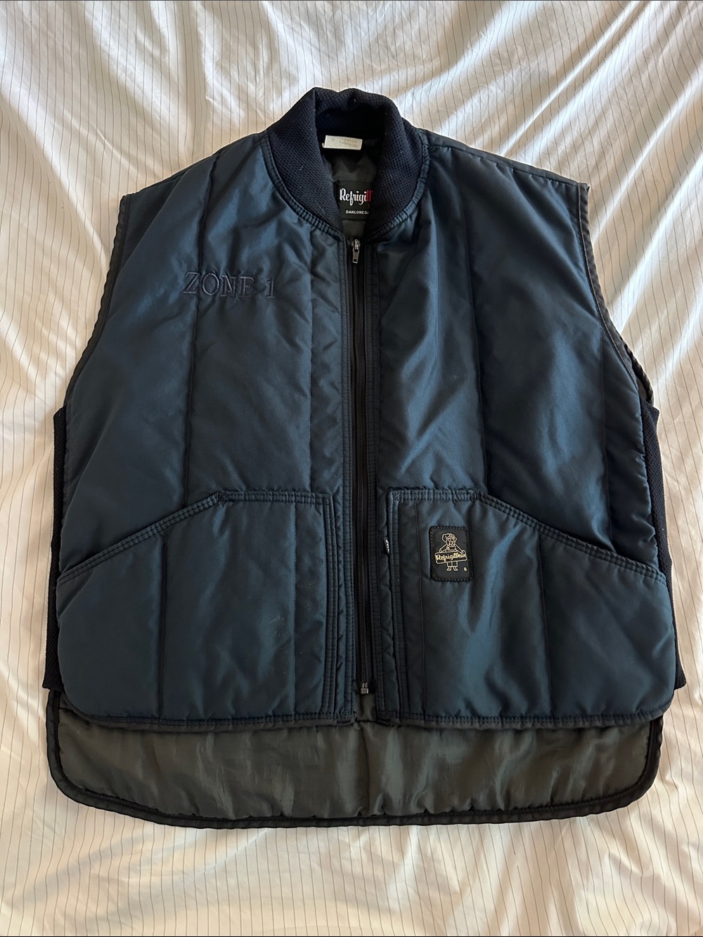 Refrigiwear - Zone 1 Quilted Dark Navy Men's Vest - XL